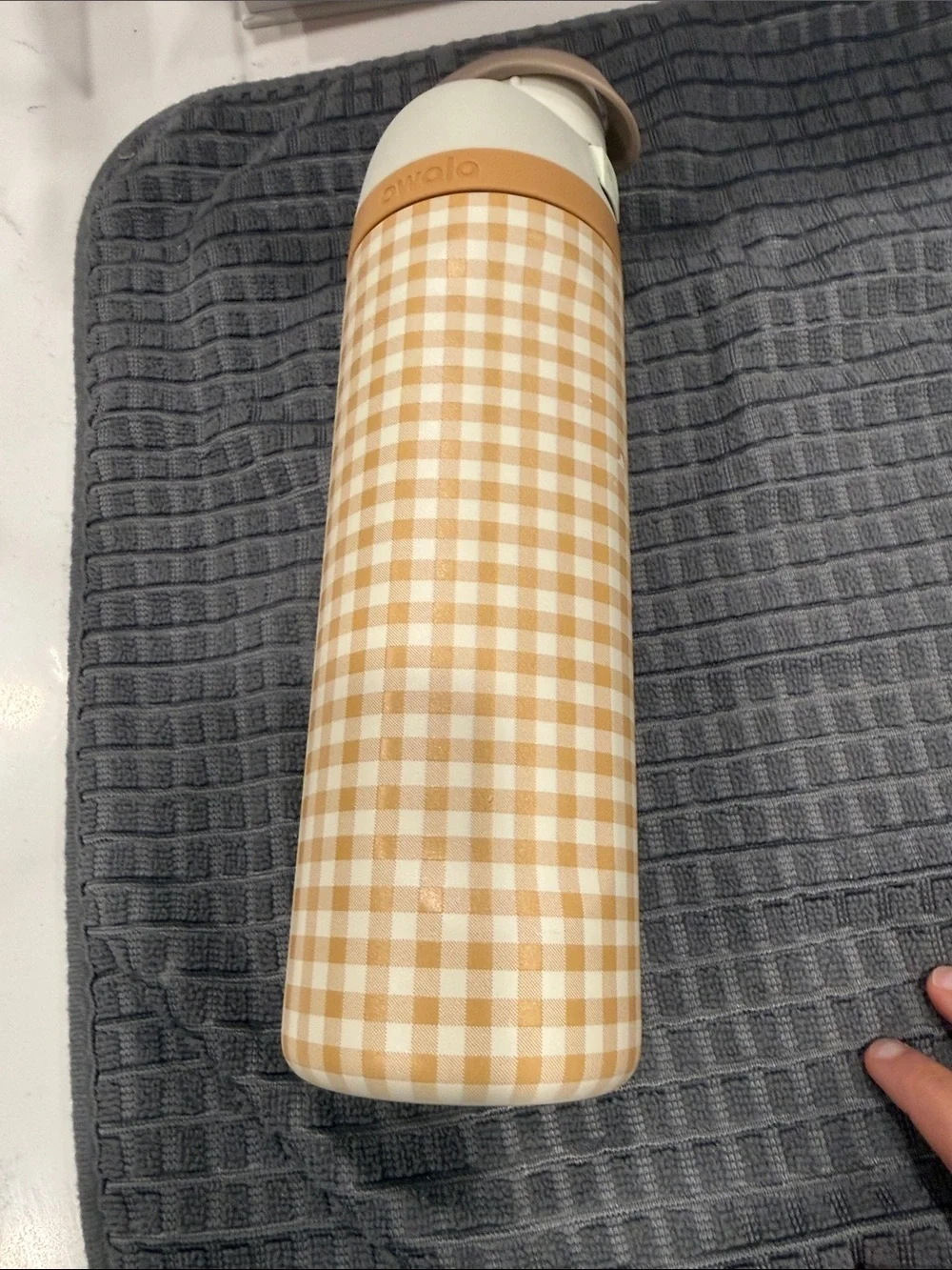 Hearth and Hand with Magnolia x Owala 24 oz Freesip Gingham Insulated Bottle